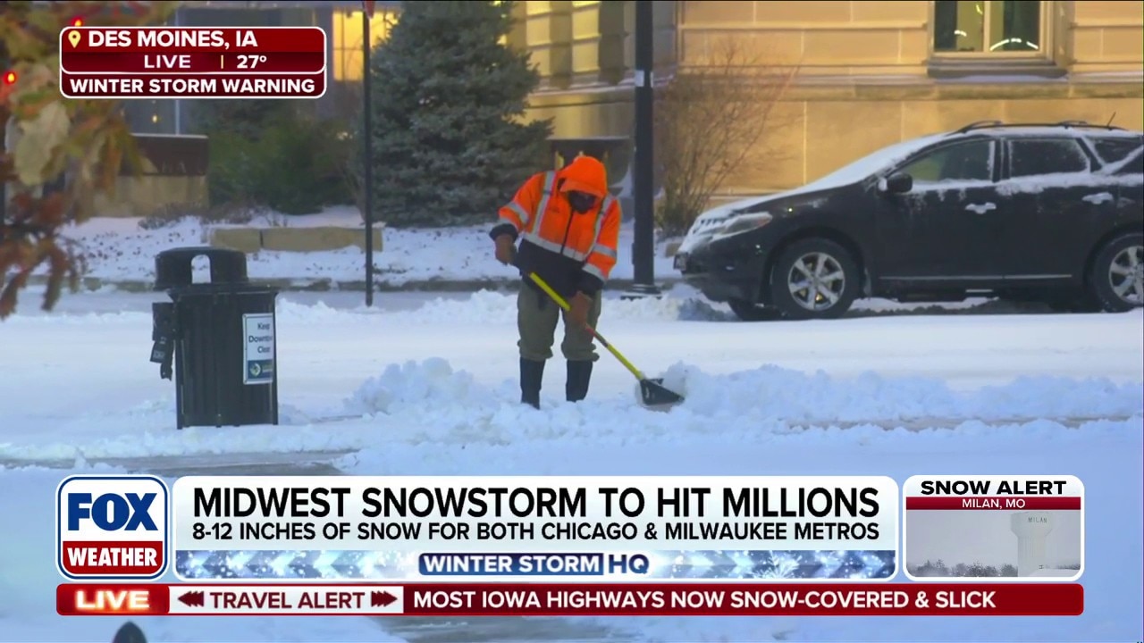 Des Moines hit with 3+ inches of snow as winter storm causes travel trouble