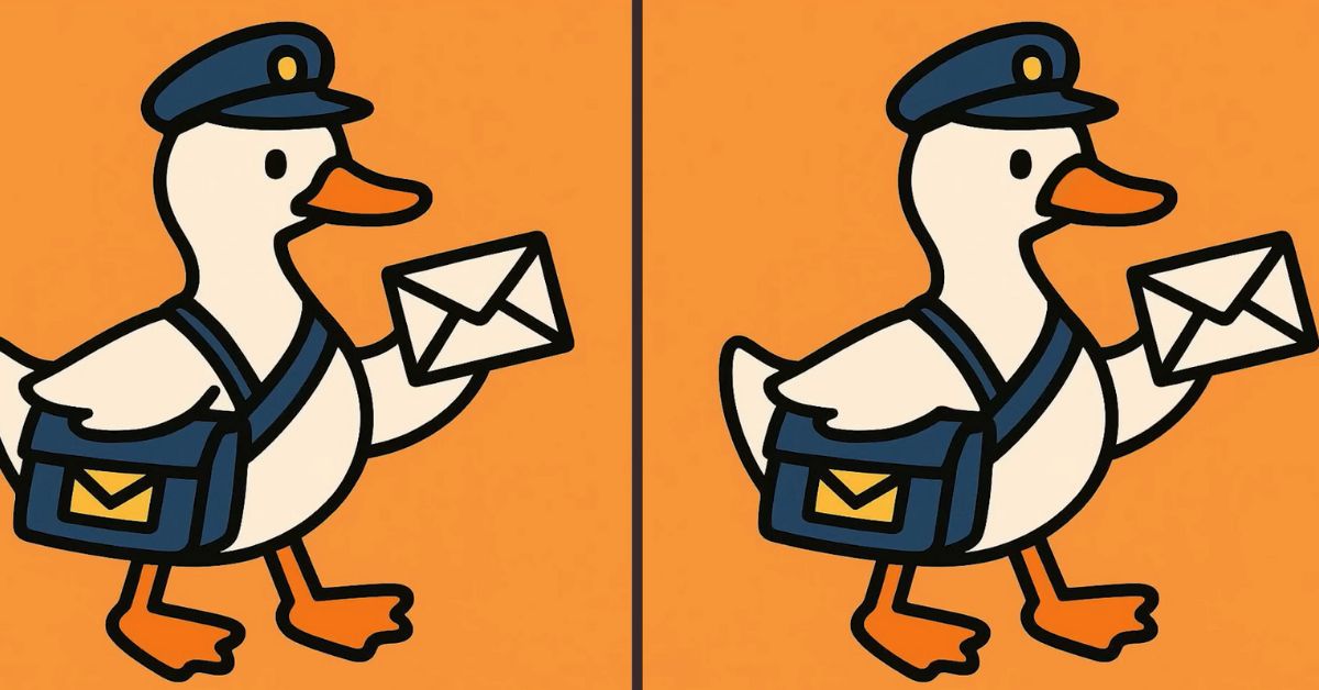 Spot the 3 Differences in Duck Delivering Mail Beat the 49-Second ...