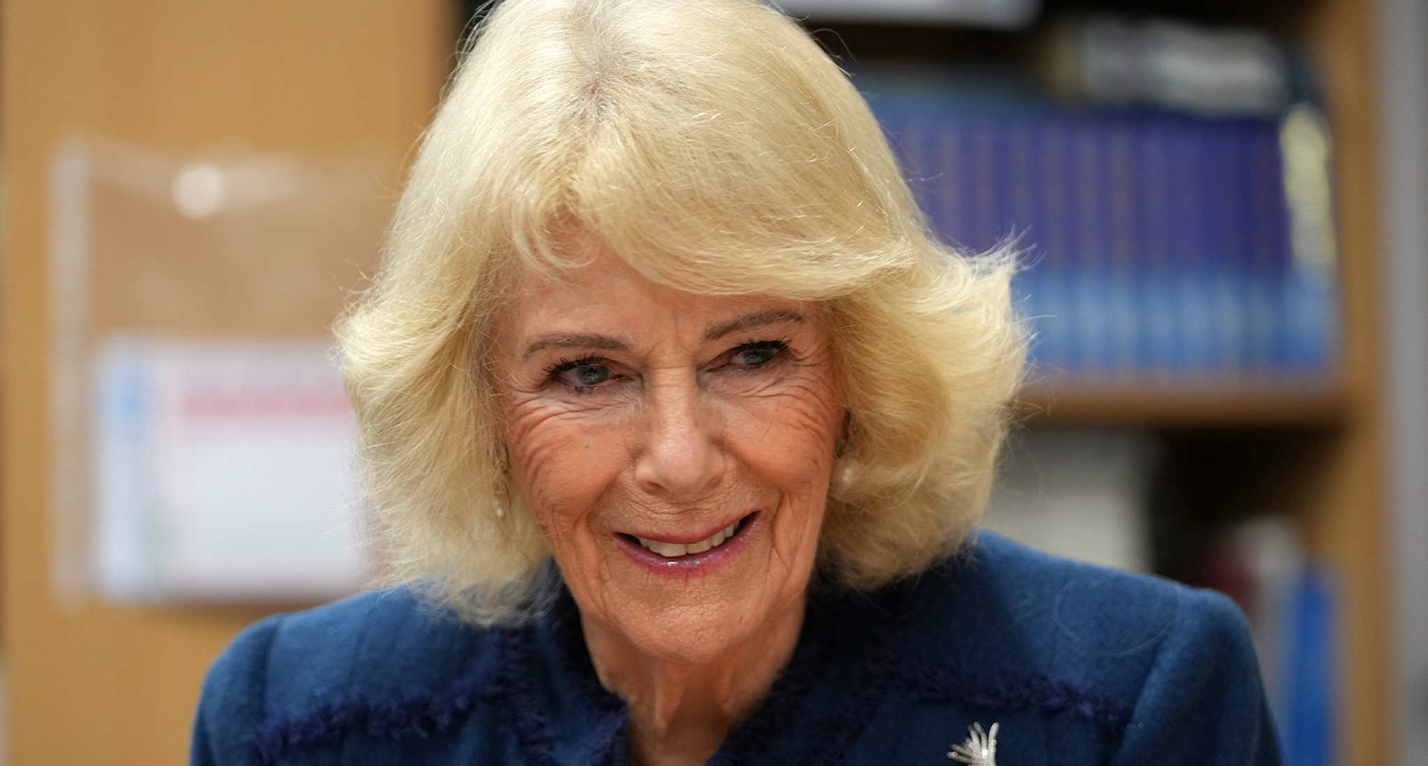 Queen Camilla Dazzles in Red Velvet and a $400K Snake Necklace