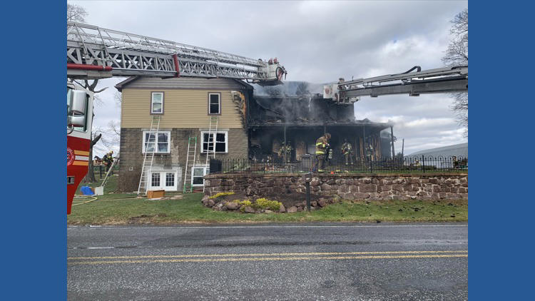 Firefighters respond to house fire on Colebrook Road in Dauphin County