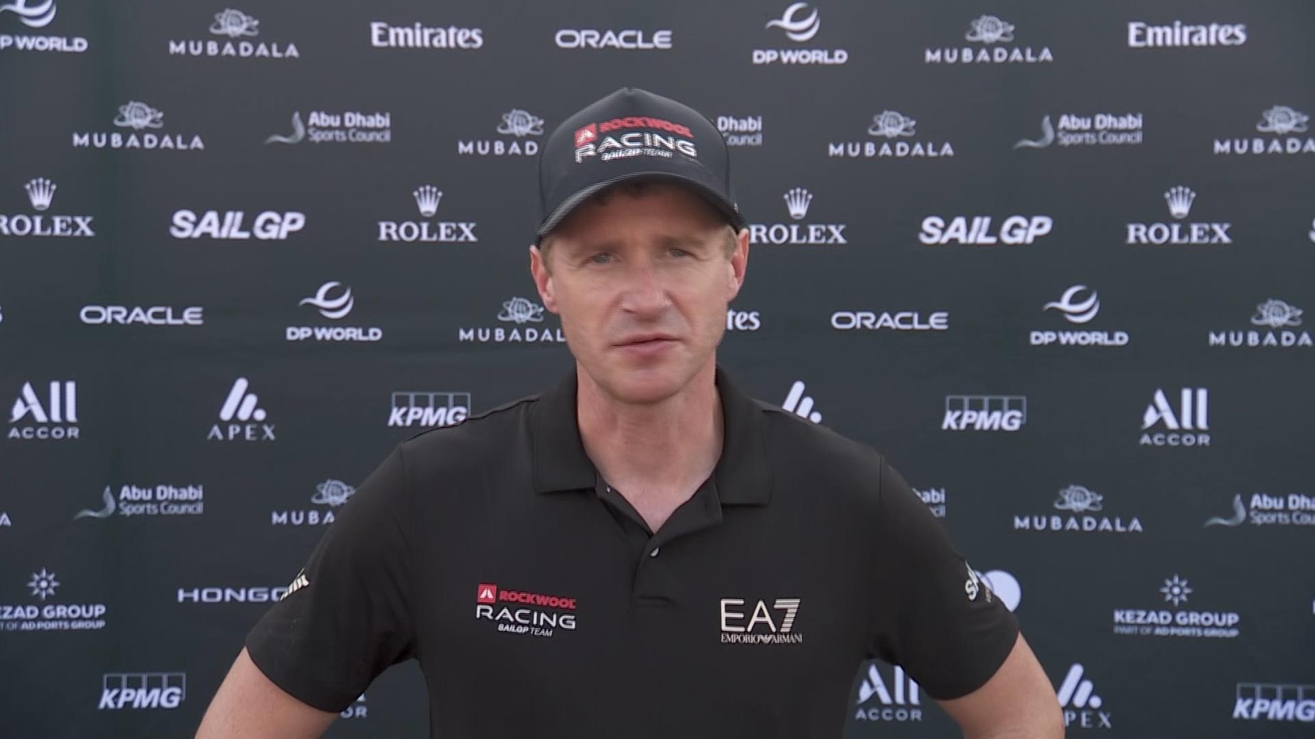 Drivers reflect on 'super stressful' Day 1 of the Abu Dhabi SailGP ...