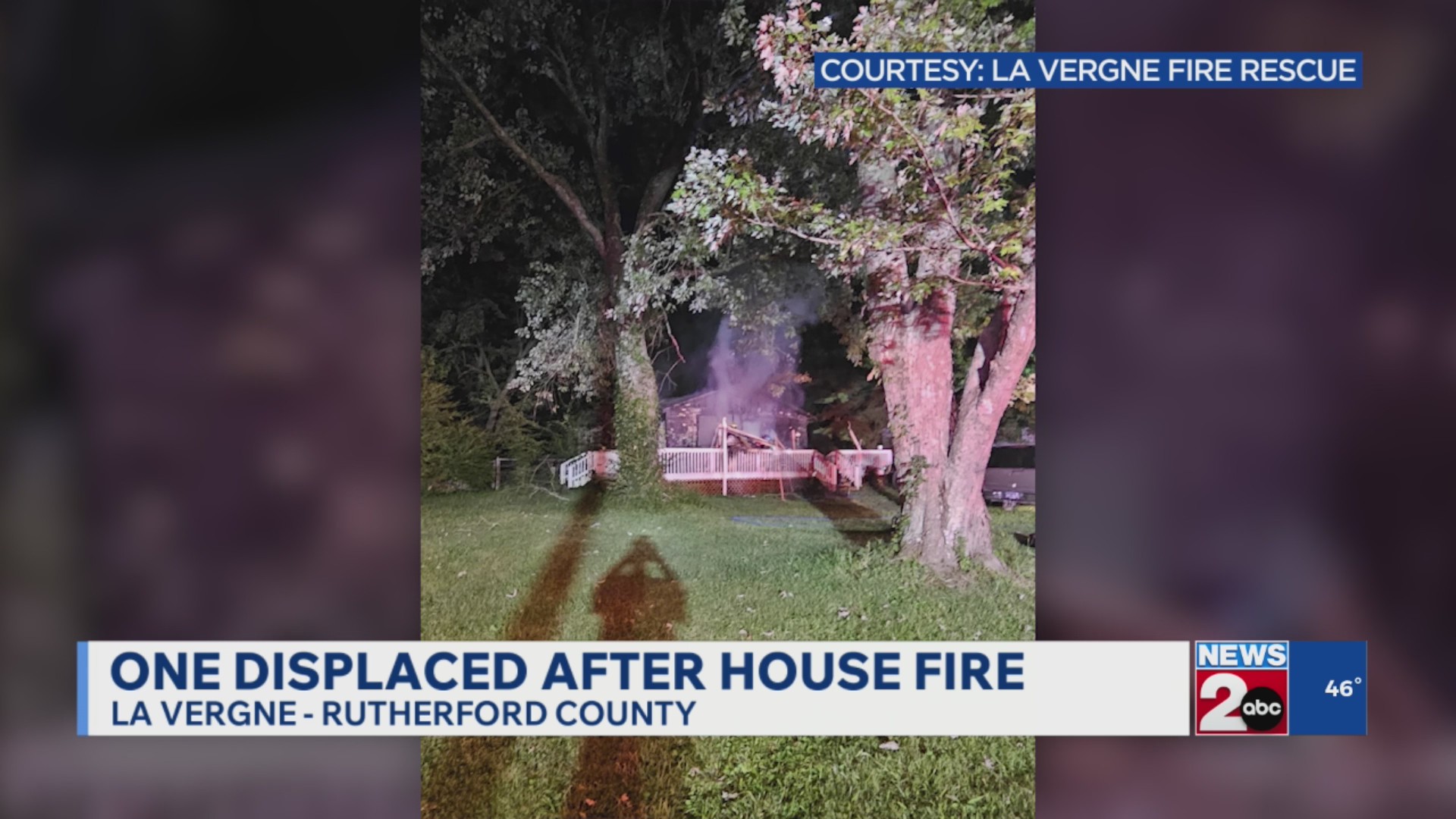 1 displaced, family pet killed after La Vergne house fire
