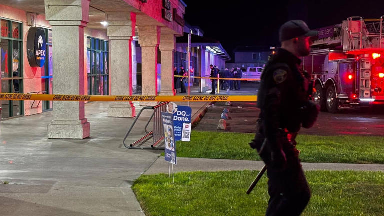 KXTV - PHOTO: Several people were taken to the hospital after a shooting in Stockton, California on Nov. 29, 2025, local authorities said.