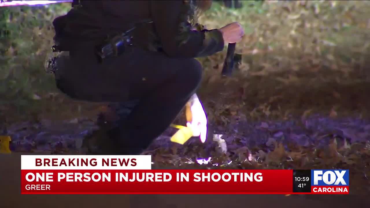 Police: 1 person injured after shooting in Greer
