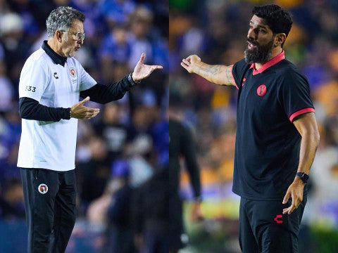 Juan Carlos Osorio y Sebastián 'Loco' Abreu fueron los técnicos que protagonizaron los fracasos de Xolos. (Mexsport).