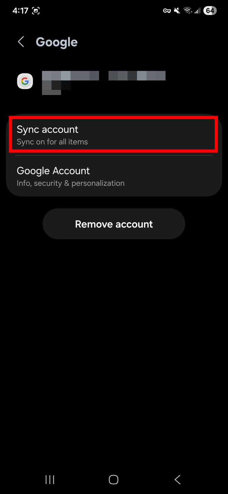 How to change your Android phone's default Google account