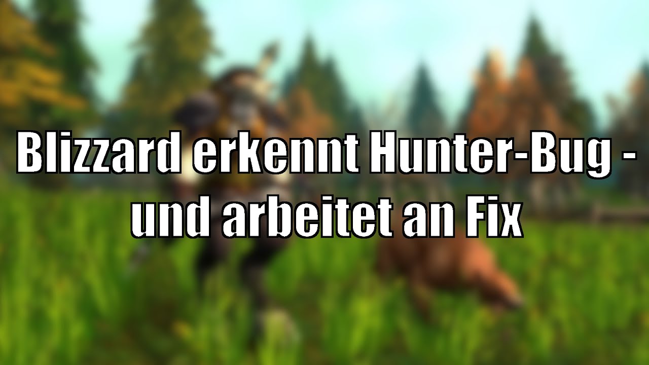 Nach mehreren Wochen: Blizzard widmet sich dem Hunter-Bug bei den Auto ...