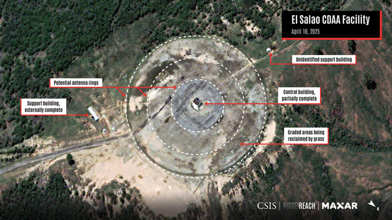 Imagen satelital de las instalaciones de El Salao tomada por el CSIS.