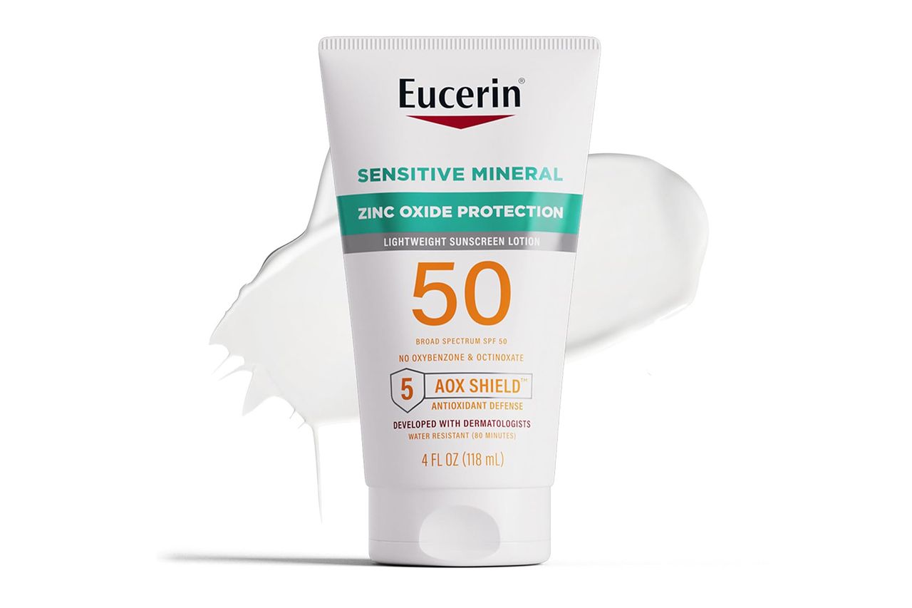 Eucerin Sun Sensitive Mineral Sunscreen Lotion SPF 50 with Zinc Oxide Protection
