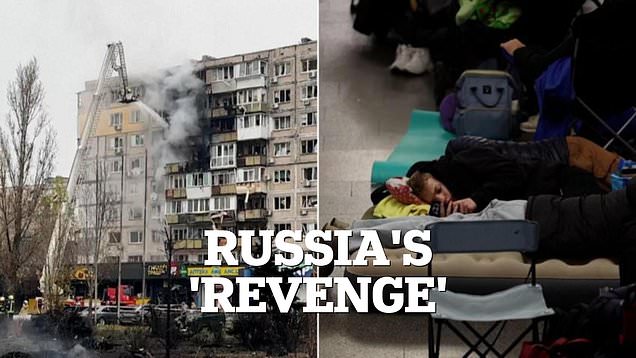 Russia's 'revenge' blitz on Ukraine after tankers explode