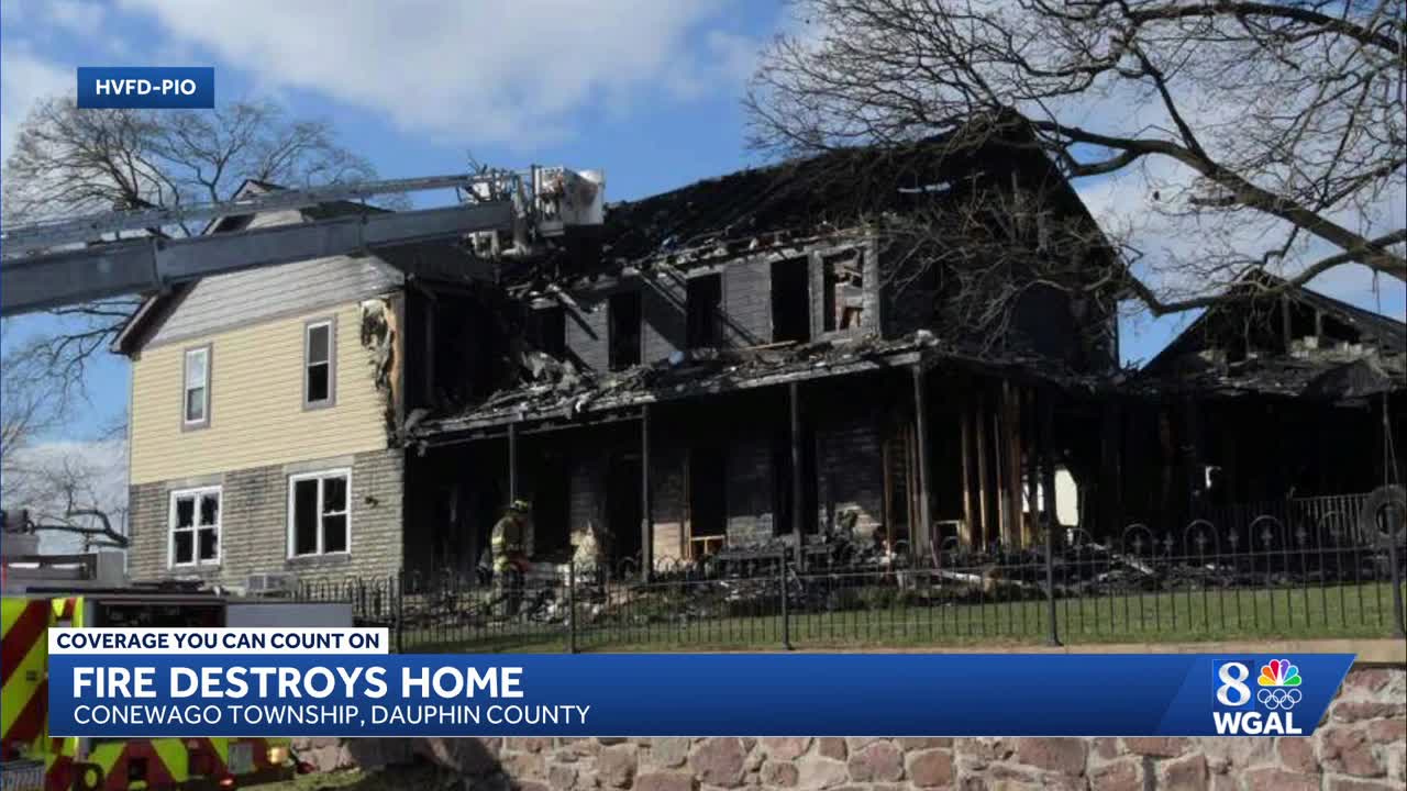 Crews battle Dauphin County house fire