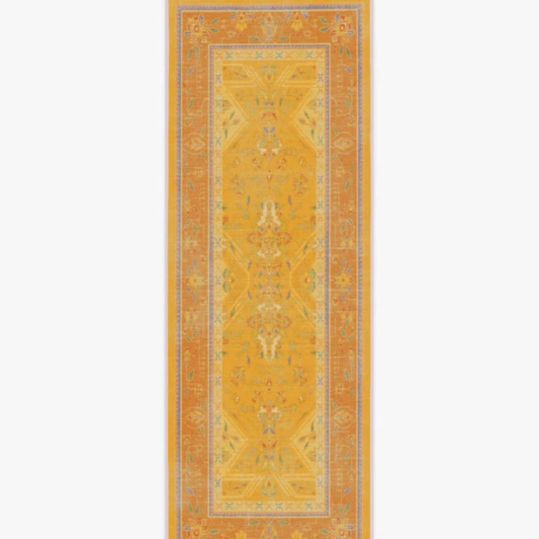 Usher shows how ochre reinvents yellow: The rug that brings warmth and ...