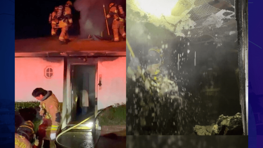 Elderly man dies after fire burns San Bernardino home
