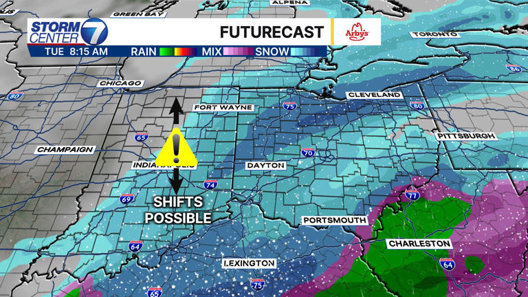 Snow, wind, rain through late Saturday ahead of an active pattern into ...