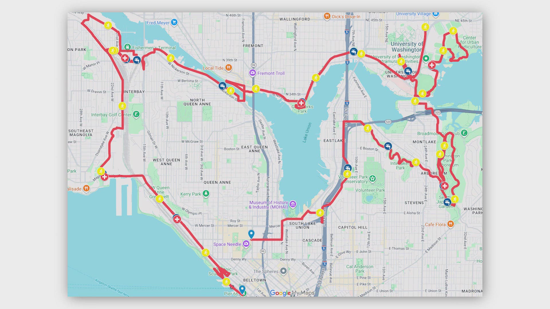 New Seattle Marathon course could slow traffic near waterfront Sunday