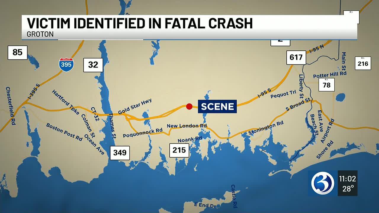 Troopers investigate fatal crash on I-95 in Groton