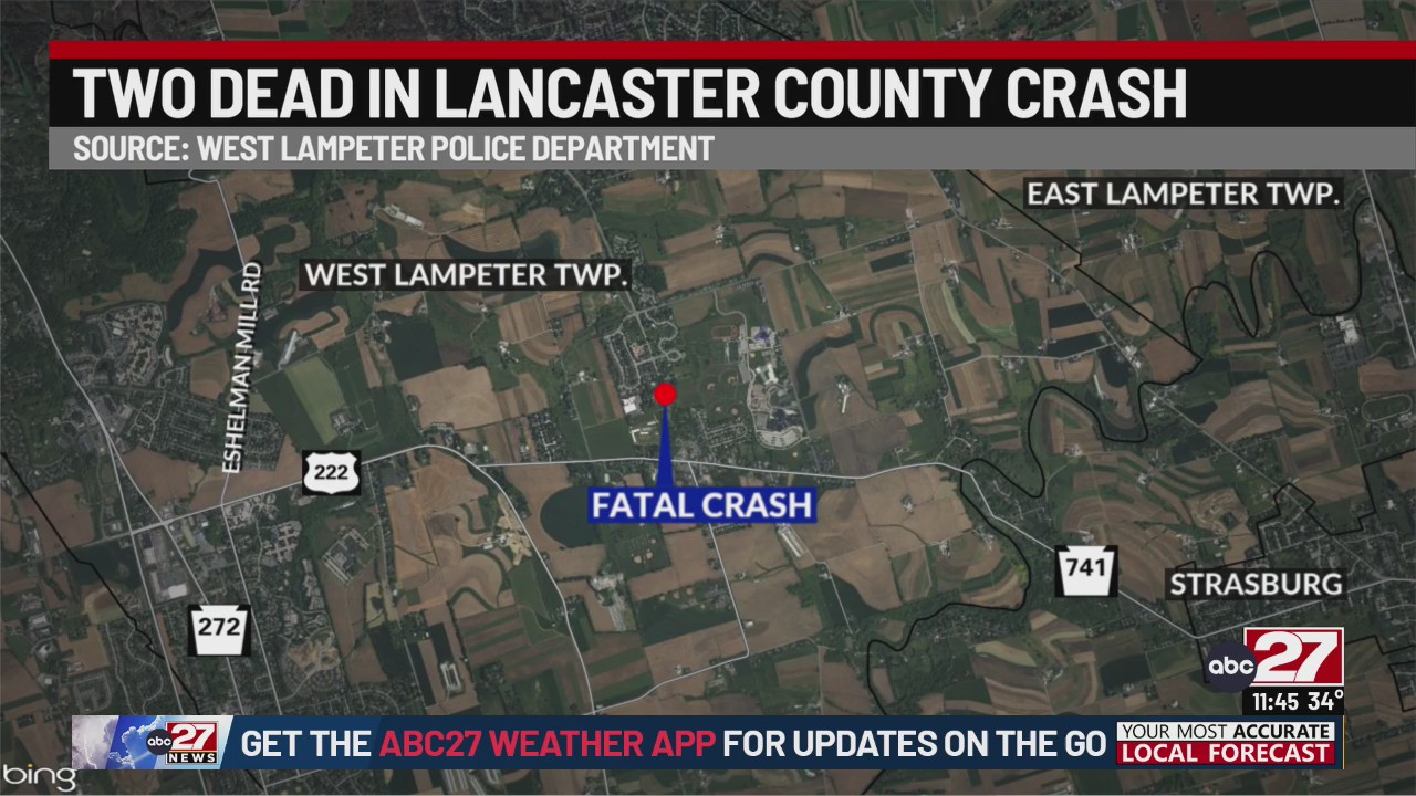 Two dead, two injured after head-on vehicle crash in Lancaster County