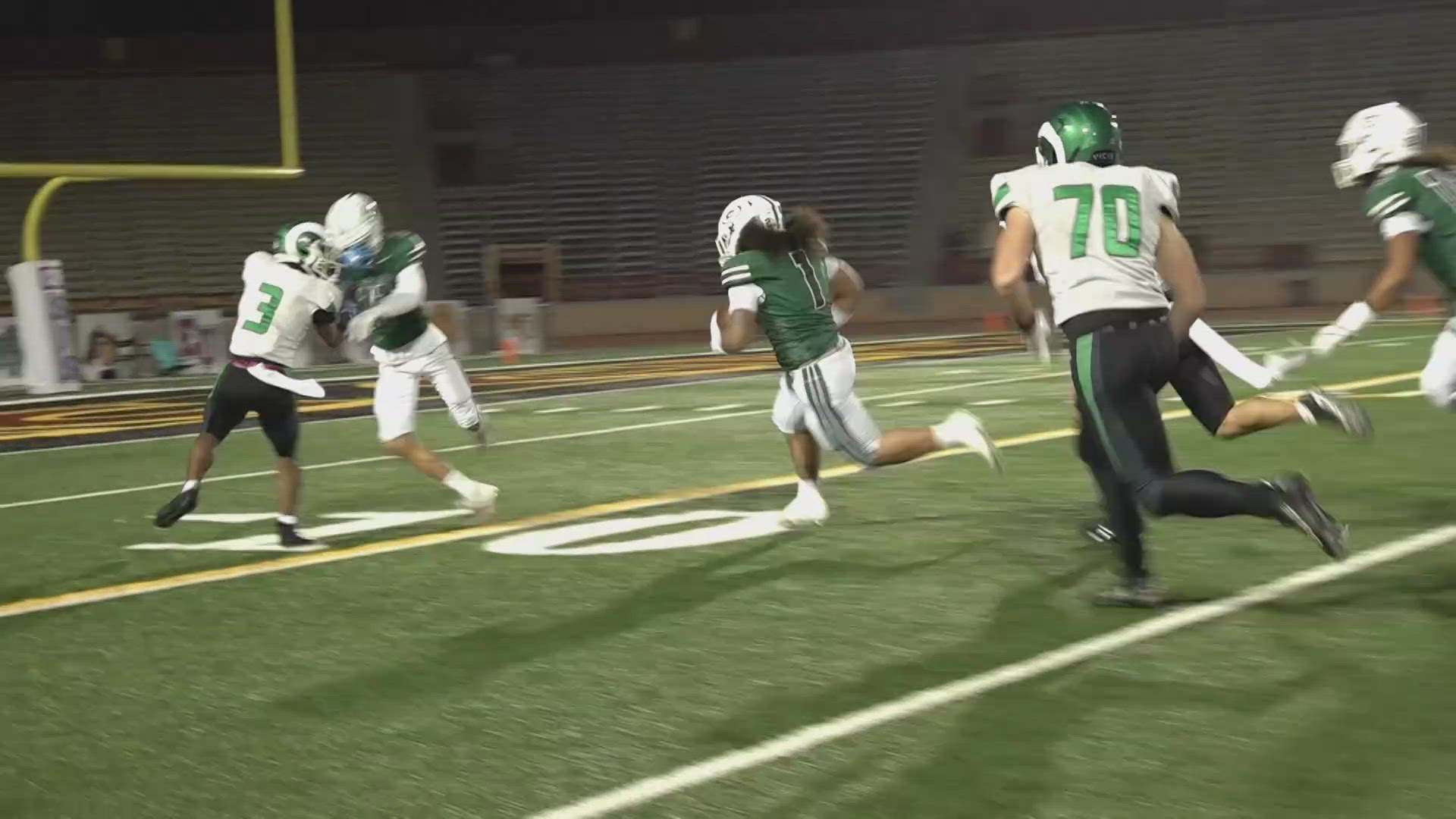 St. Mary's Rams defeat Granite Bay Grizzlies, 38-24