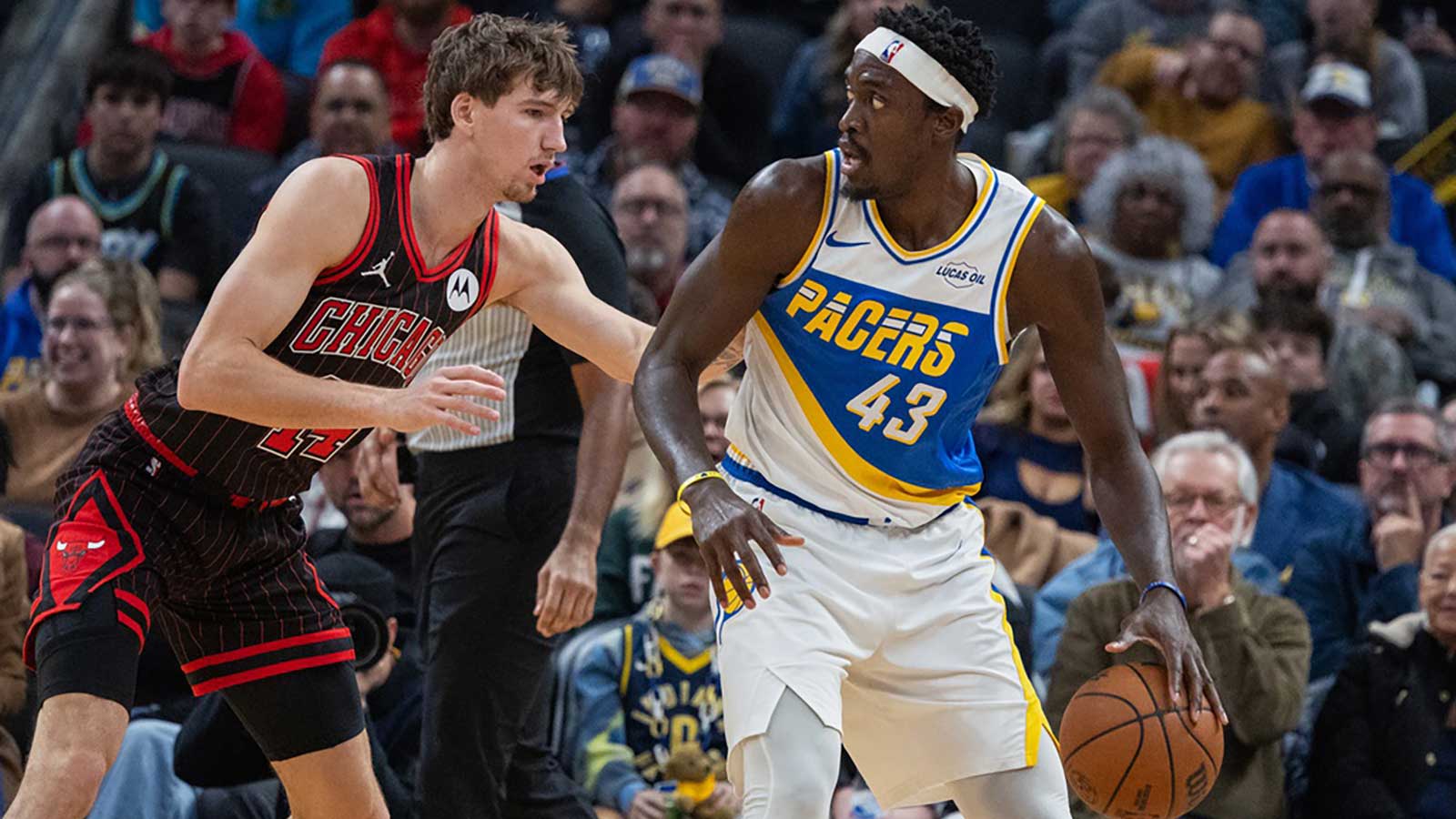 Pacers’ Pascal Siakam reacts to game-winner vs. Bulls after just being ...
