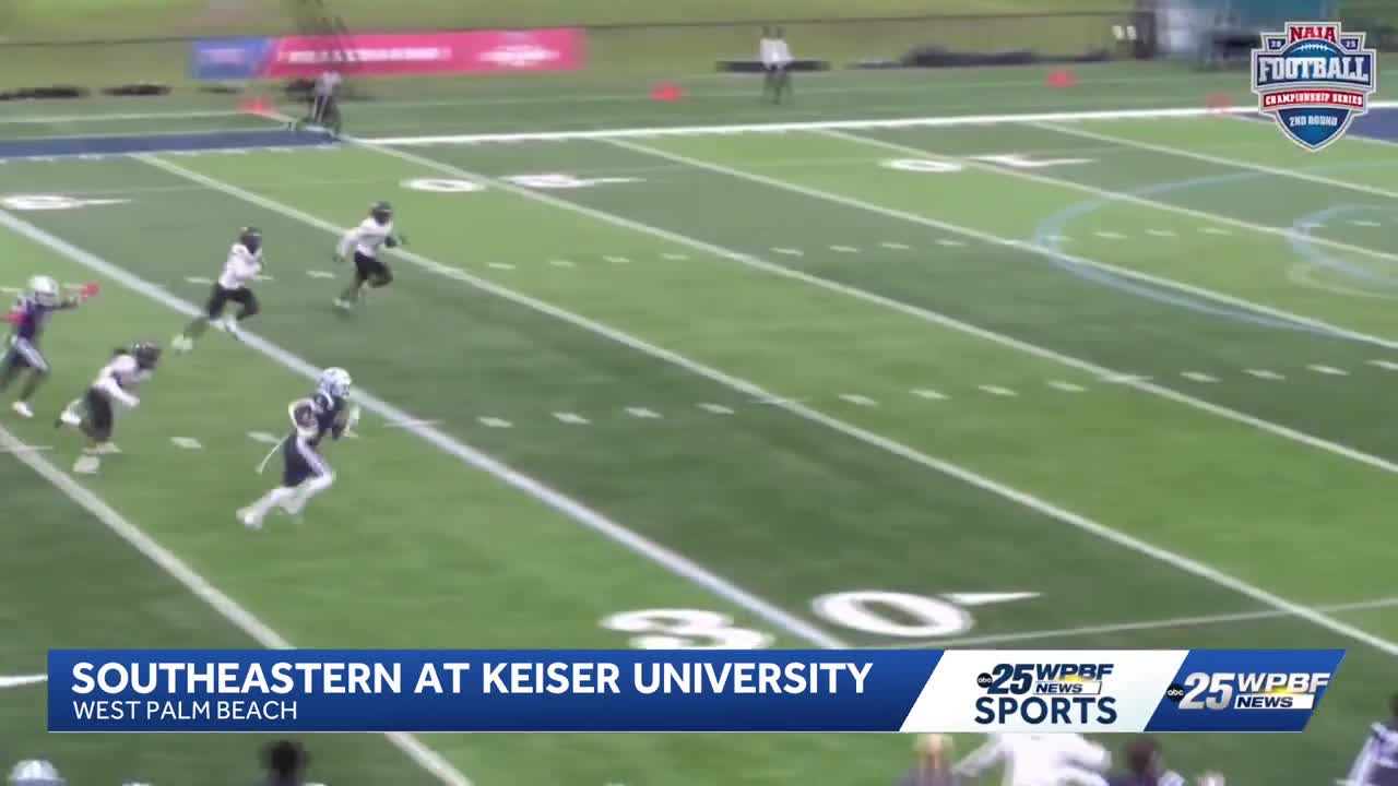No. 2 Keiser dominates Southeastern in second round of NAIA Football ...