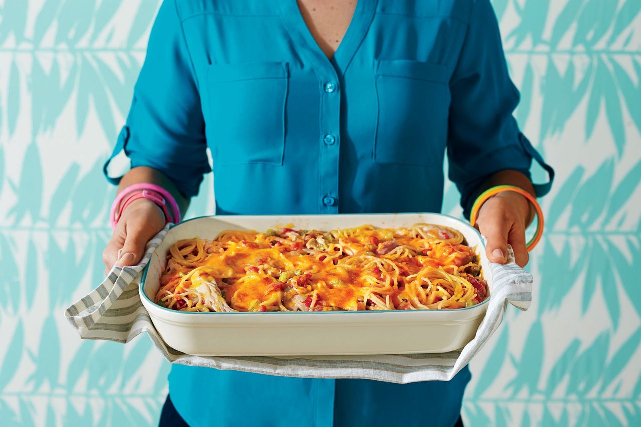 Chicken-Spaghetti Casserole