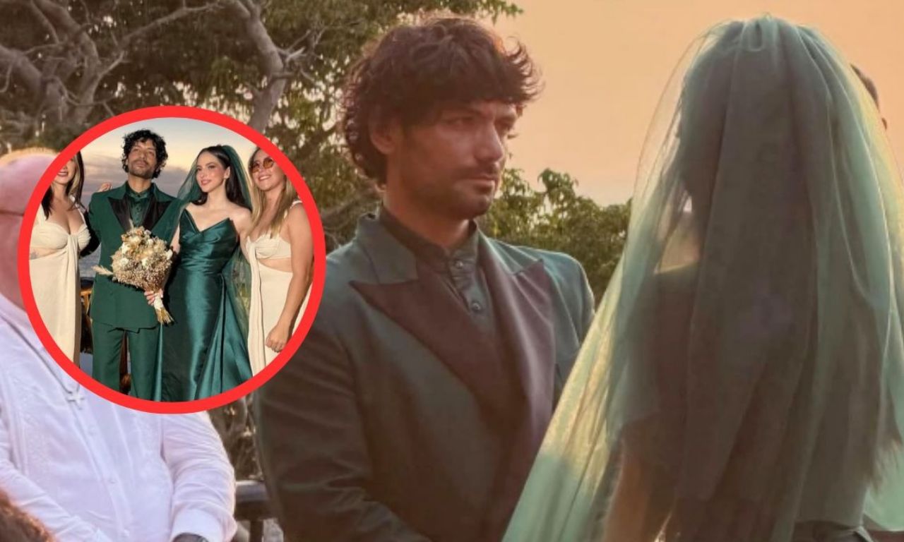 Paty Cantú se casa de verde con Christian Vázquez, ¿qué significa este color  en un vestido de novia?, image size:1280x768