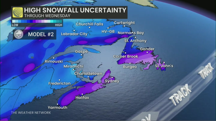 First significant snow of the season possible mid-week for Atlantic Canada