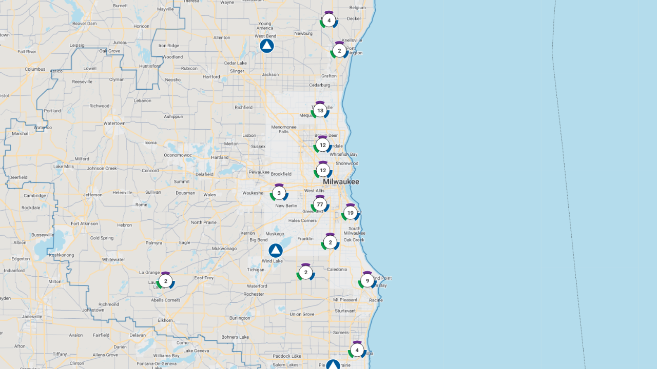 Thousands without power in southeast Wisconsin after winter storm