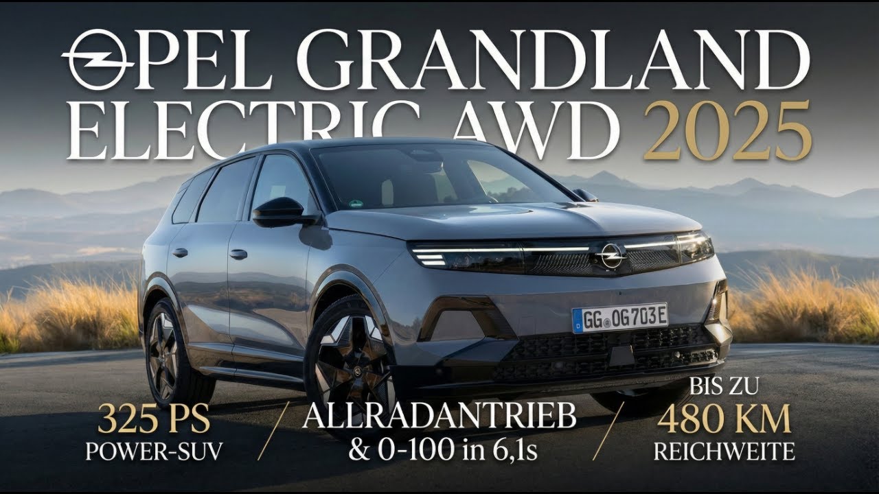 2025 Opel Grandland Electric AWD: Power-SUV mit 325 PS im Detail