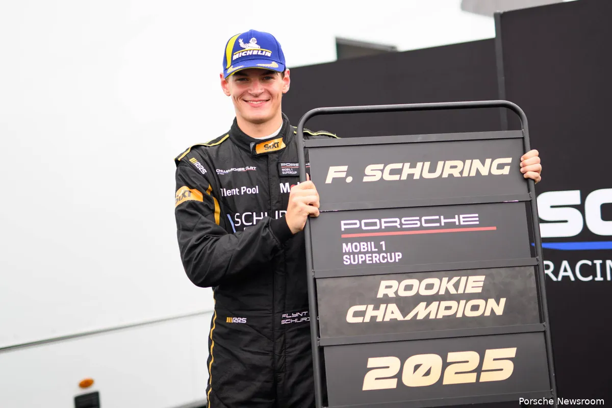 F1 in het kort | Porsche Supercup-rookiekampioen Flynt Schuring ...