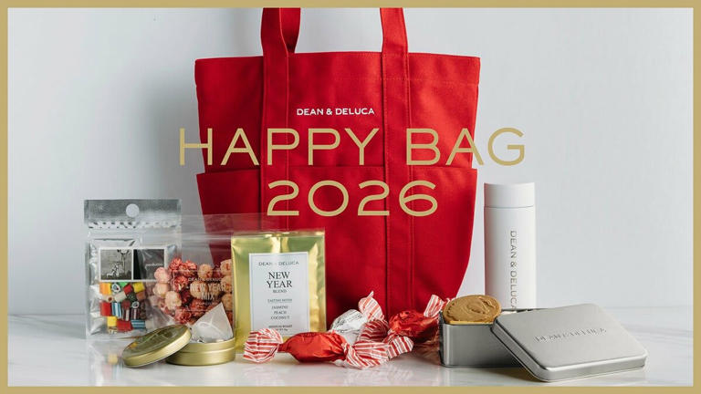 新品未使用 DEAN & DELUCA レッドトートバッグ 10周年記念 DEAN