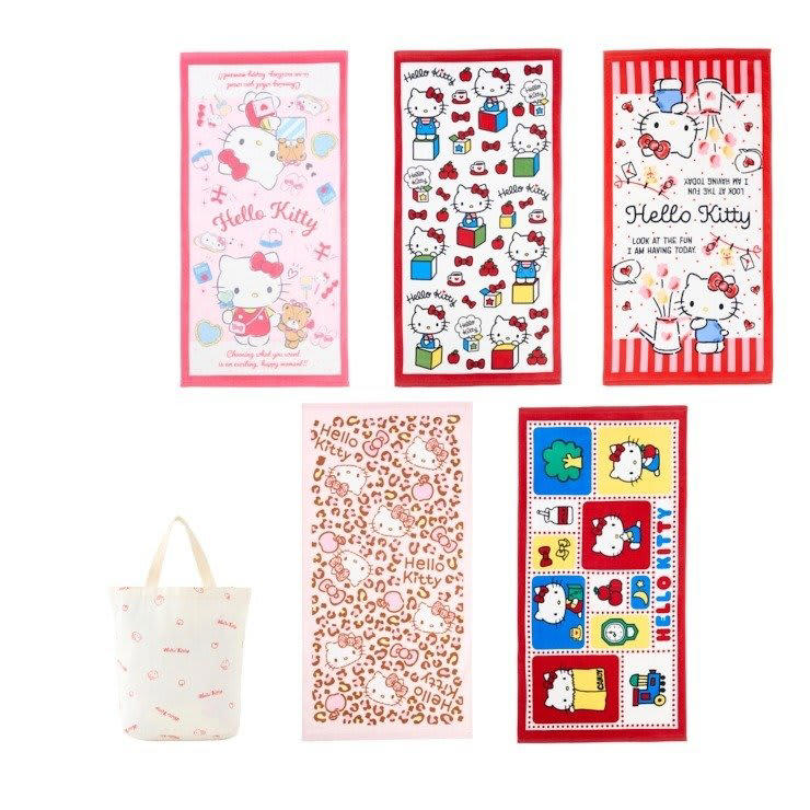 しまむらに「平成レトロなハローキティのバスタオルセット」が登場！5