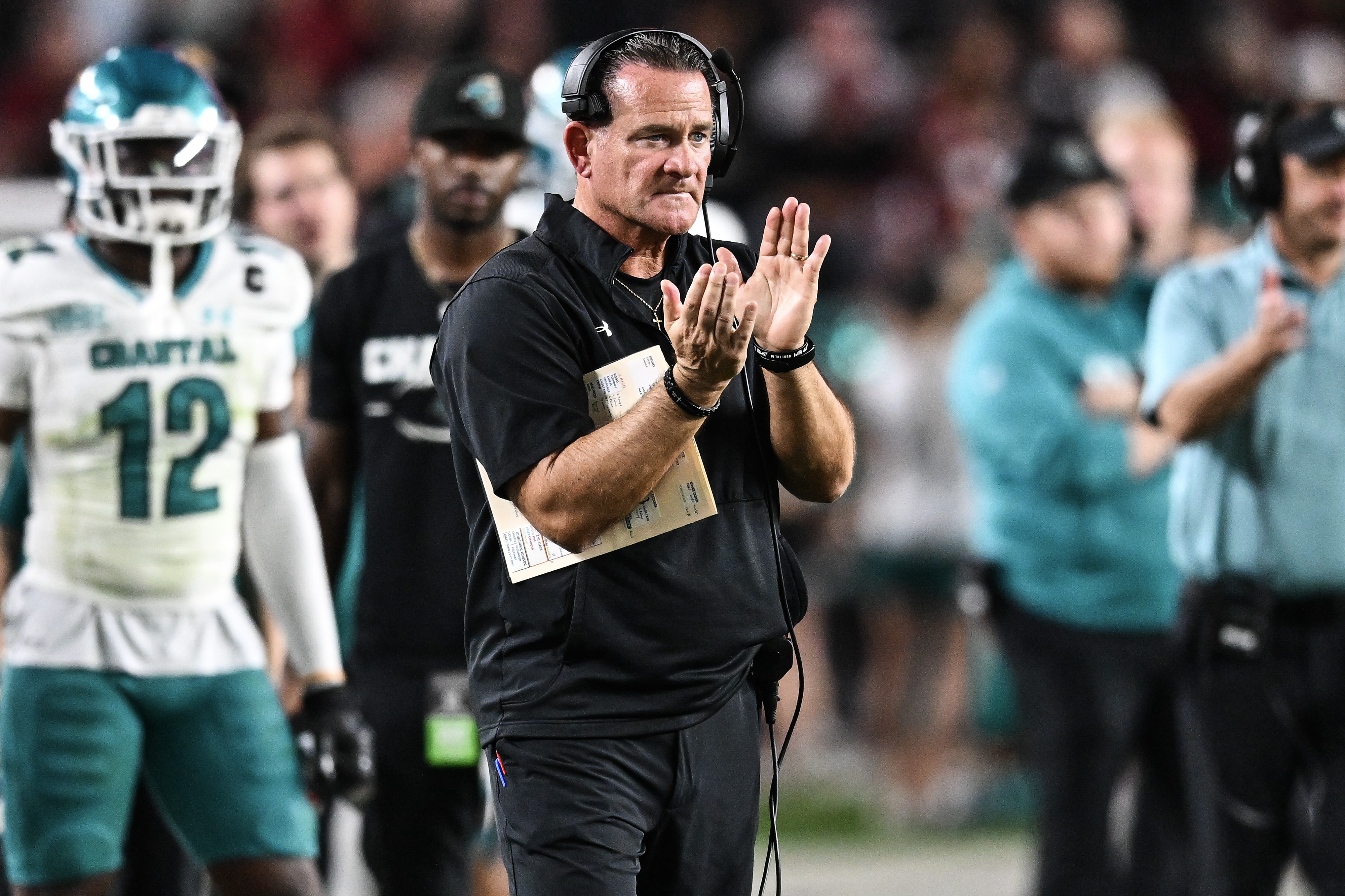 College football program fires former Texas coach after 6-6 season