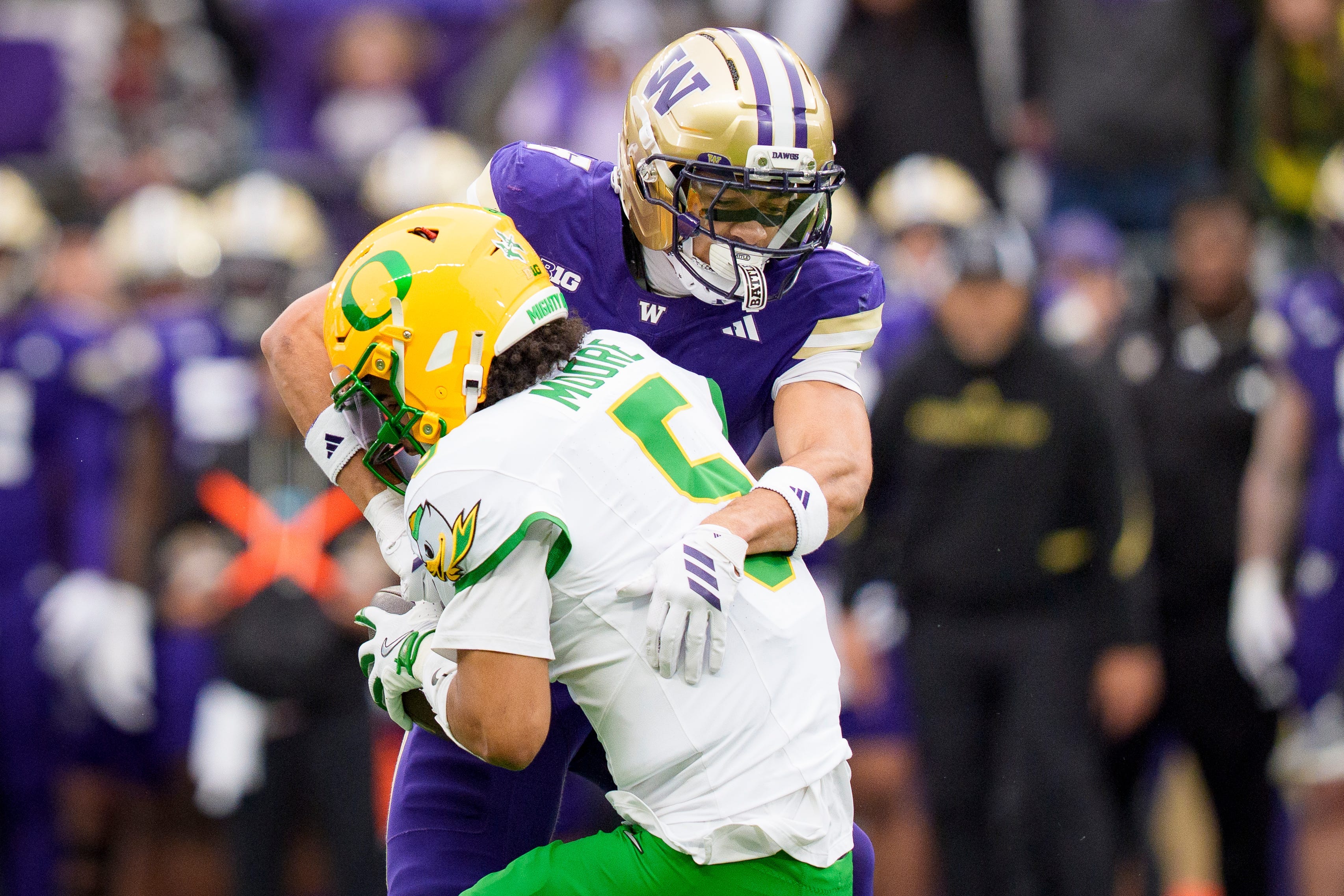 UW football cornerback Dylan Robinson stars in Dawgs After Dark