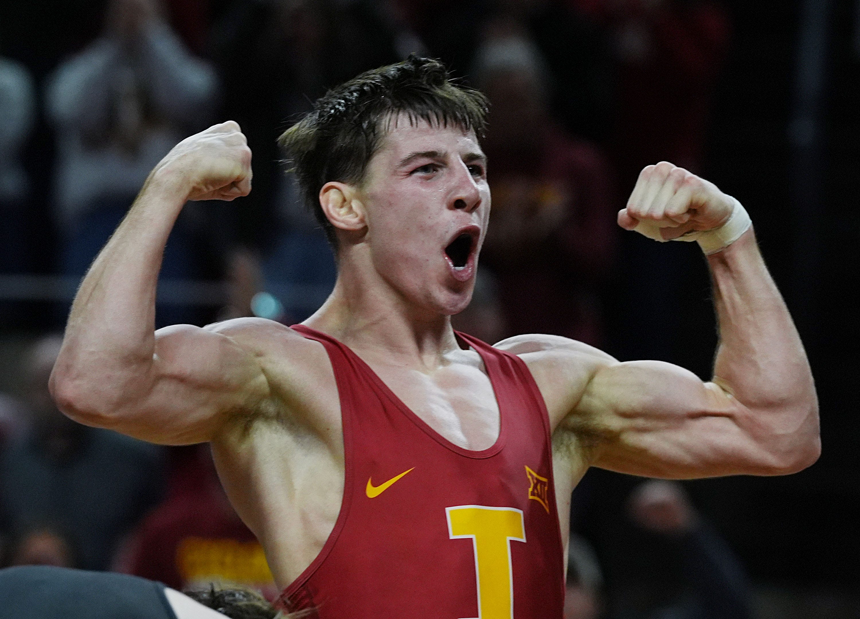 In annual dual at Humboldt, Iowa State wrestling handles SDSU
