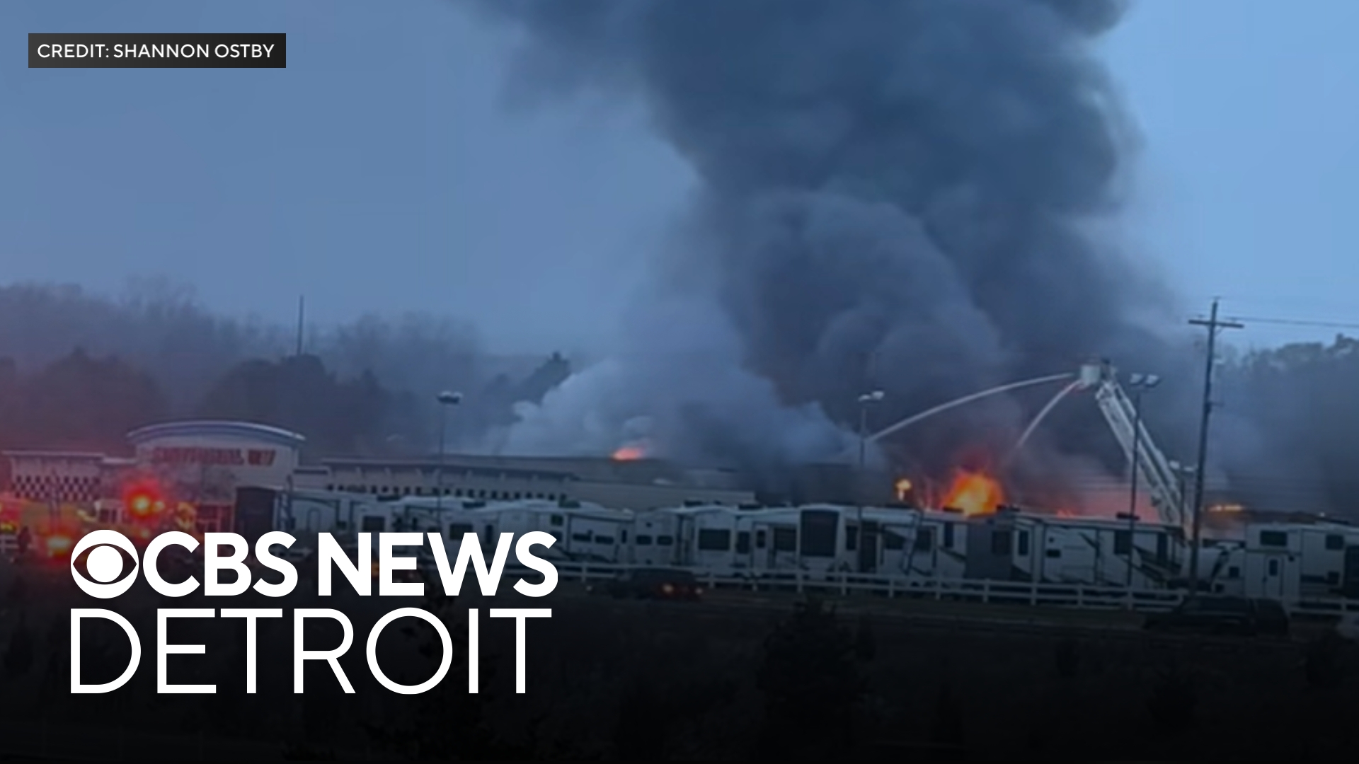 Man stabbed at Ann Arbor school lot, crews battle fire at Belleville RV ...