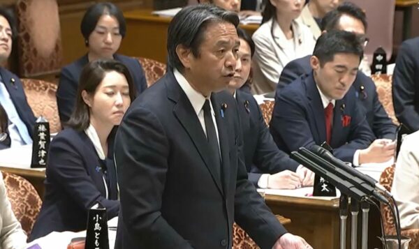 参議院予算委員会で片山財務相に質問する榛葉議員。大変画期的な質疑でした。こういう国会が見たかった！