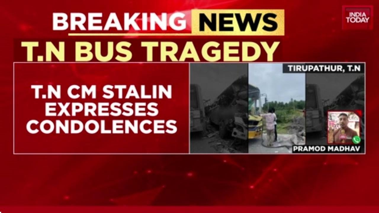 11 Dead, Many Injured as Two Government Buses Collide Head-On in Tamil ...