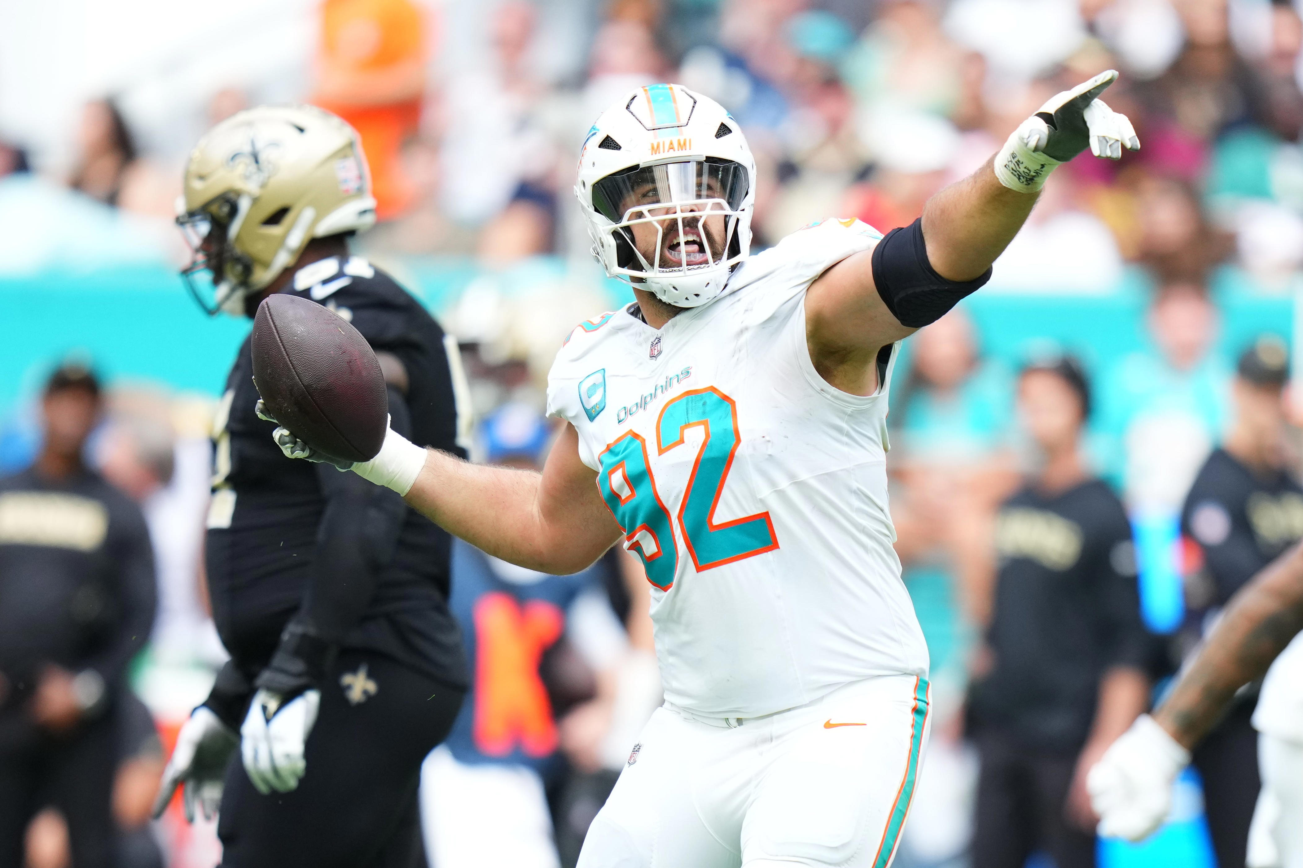 Miami Dolphins grades in win vs. Saints, Tua struggles but others help