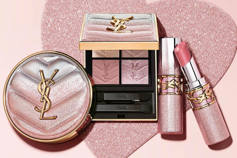 イヴ・サンローラン26年春コスメ、“ピンク×シルバーラメ”煌めく4色