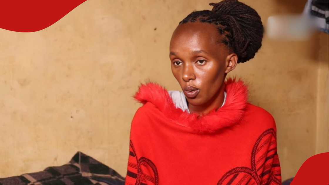 Penina Wanjiru was deported for giving birth out of wedlock. Photo: Citizen TV. Source: Youtube