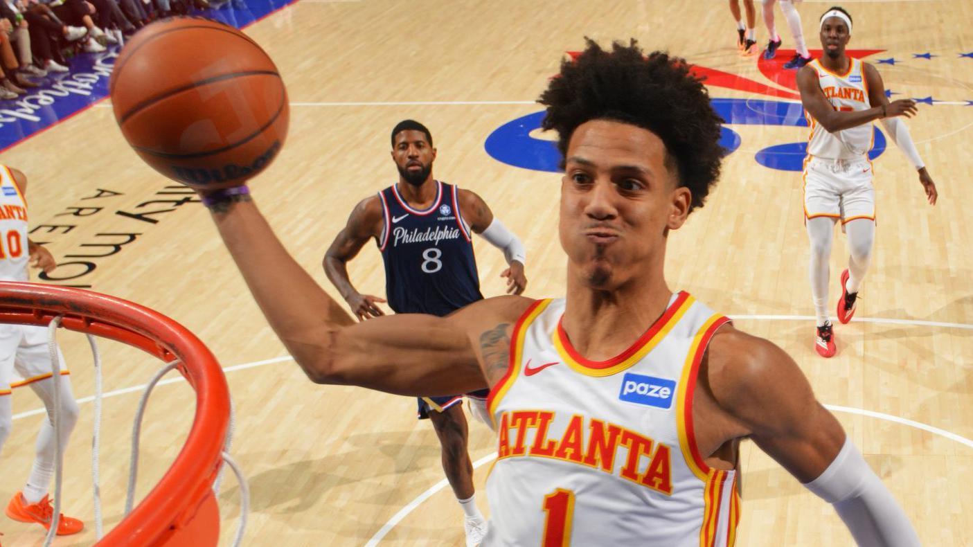 Johnson stars as Atlanta clinch double-overtime win