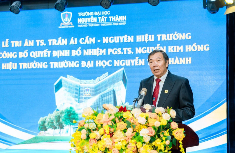 Nguyên hiệu trưởng trường sư phạm hàng đầu cả nước làm hiệu trưởng Trường ĐH Nguyễn Tất Thành