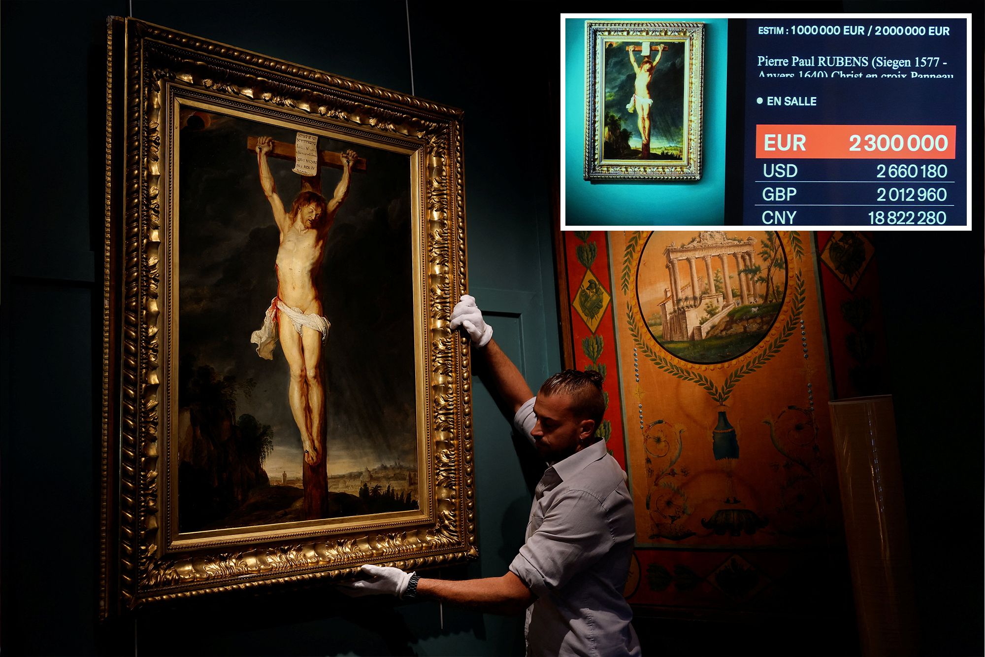 Lost Rubens painting of Jesus’ crucifixion auctioned for 2.7M — 400