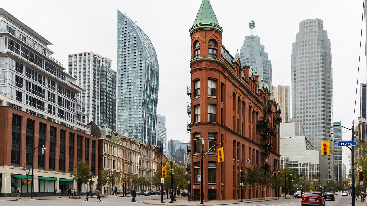 ¿Alguna vez has visto el Edificio Gooderham así?