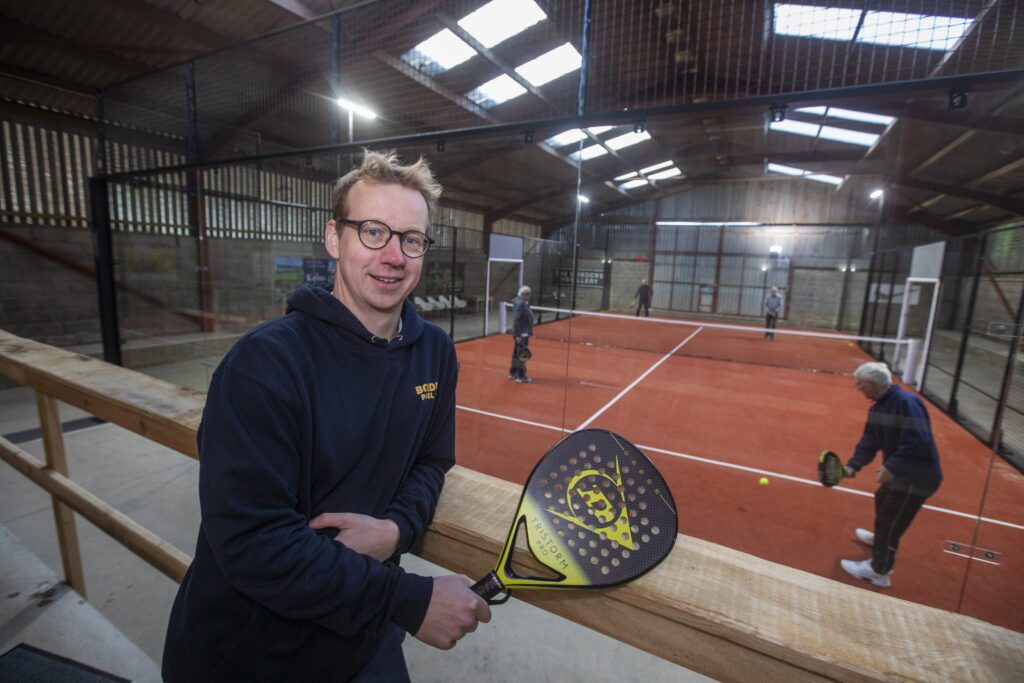 Farmer diversifies by turning barn into padel tennis club