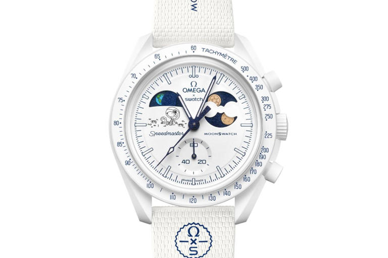 オメガ×スウォッチ“オールホワイト”腕時計「ムーンスウォッチ」宇宙