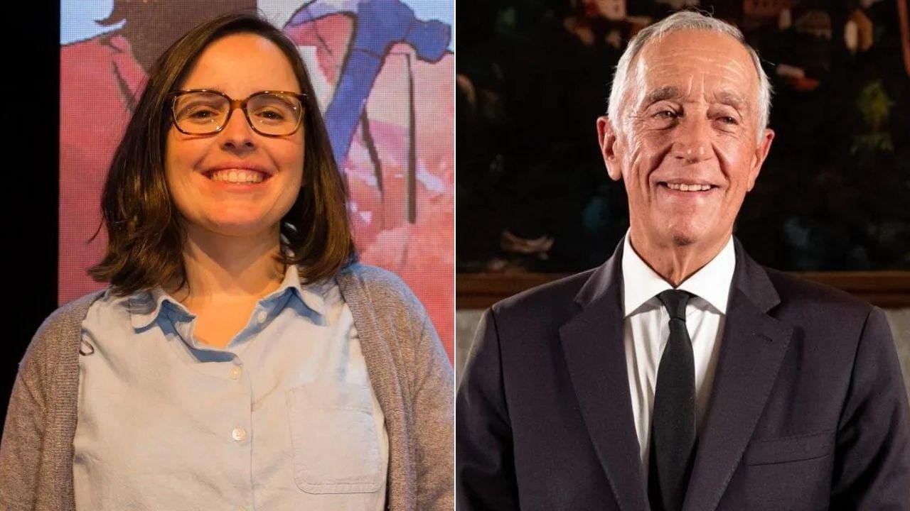 Joana Marques brinca com interpretação do Hino Nacional de Marcelo Rebelo  de Sousa: "É a minha especialidade"