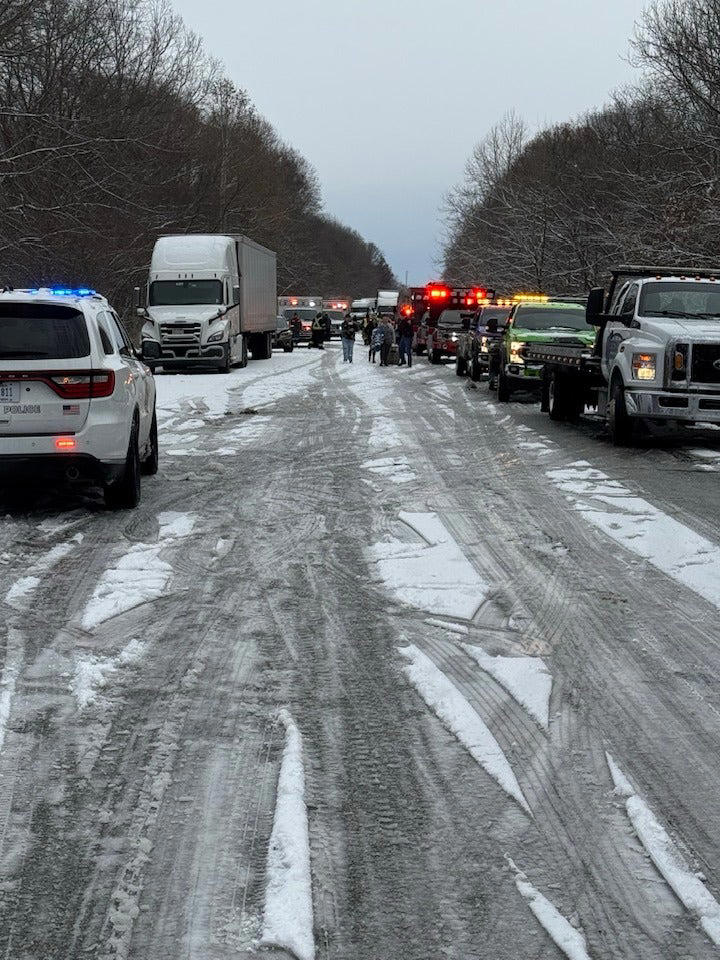 Huge 45 car pileup in snow ‘largest wreck firefighters have seen’