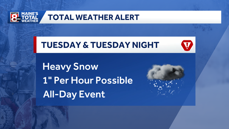 Winter storm warnings issued for much of Maine with moderate snowfall ...
